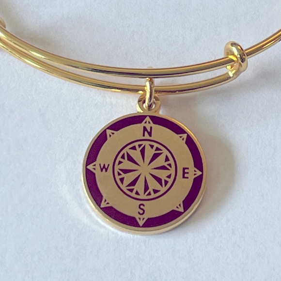 Alex & Ani Compass gold bangle - Picture 3 of 4